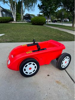 VINTAGE 1980's Little Tikes Sports Coupe Pedal Car w/ decals RARE