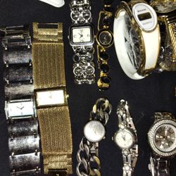 30 Piece Qty Watch Collection Vintage Work Mens Woman's 
