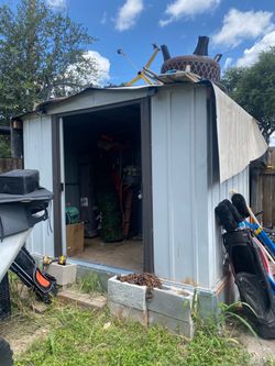 Metal shed