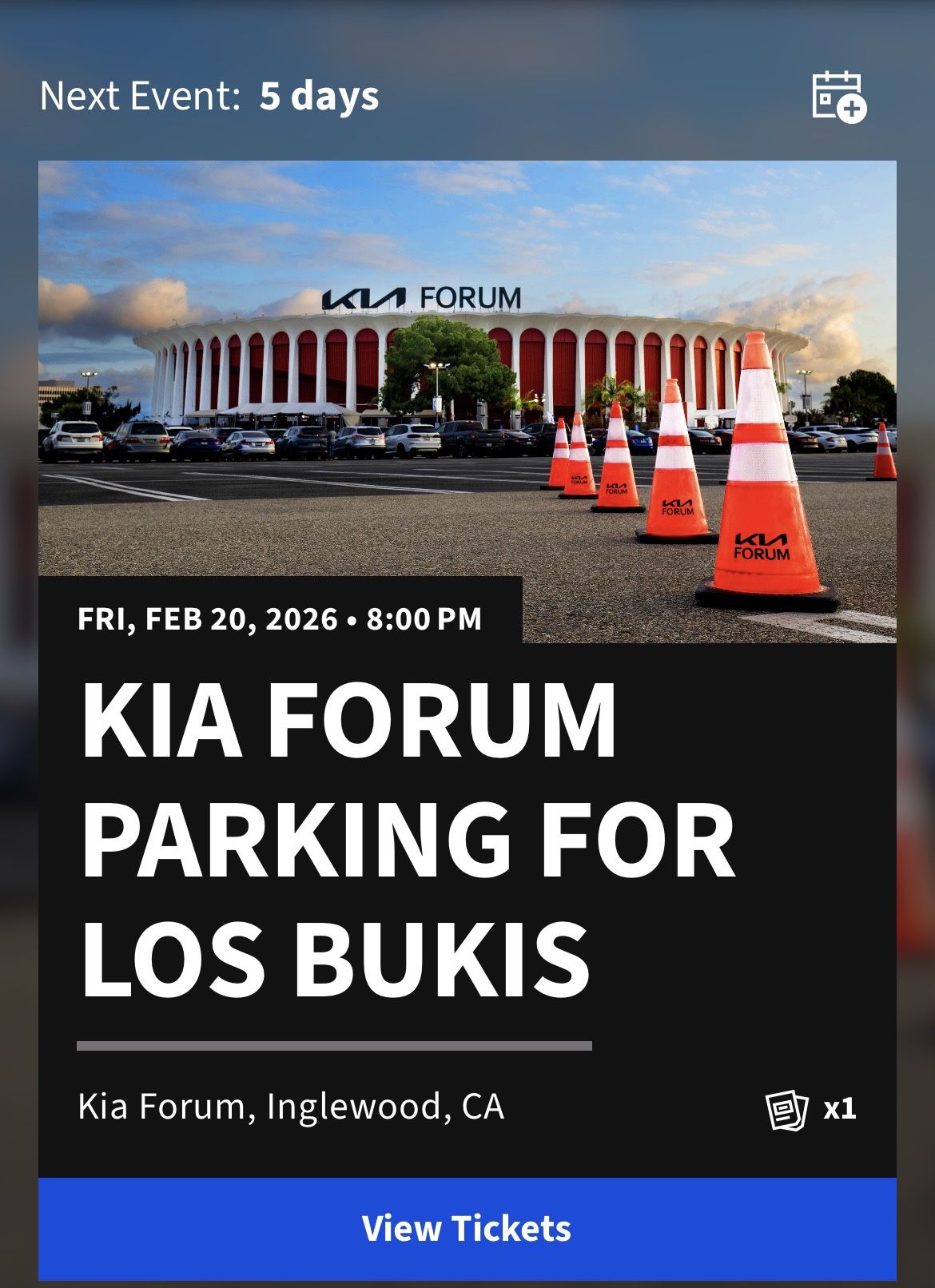 Los Bukis Parking Only