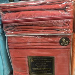 New 6pc King Deep Pocket Sheet Set All Sizes Available 