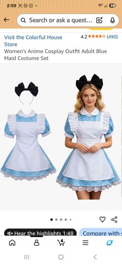 Alice in Wonderland Halloween costume women's size small