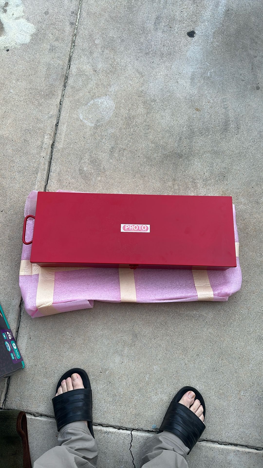 PROTO Tool Box Socket Storage Box SIZE 25”1/2x9”1/2”x4”