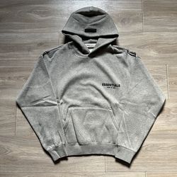 Essentials Fear Of God SS22 Dark Oat Hoodie - Size S