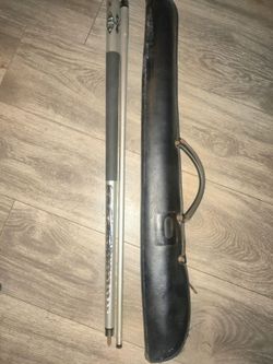 Sportscraft titanium pool stick  w/case