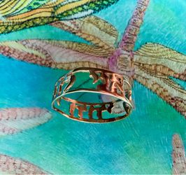 Vintage Ring Ani l'dodi v'dodi li, I am my beloved's and my beloved is mine. 6-6.5 Wedding Jewish