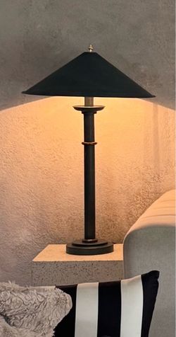 Green 80s vintage lamp