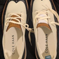Cole Haan Platform Wingtip Oxford Shoes