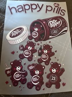 Dr Pepper care bear shirt / sweater