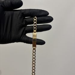 Heavy 14K Gold Men’s ID Bracelet 8” 17.5g Solid Gold