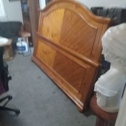 Matching wooden Bed Frame Set 