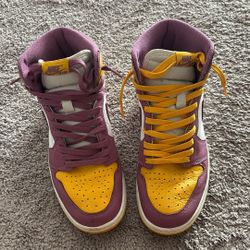 Yellow purple and white 1s