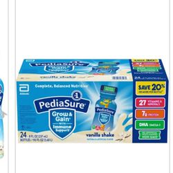 Pediasure Vanilla 24 Bottles $30