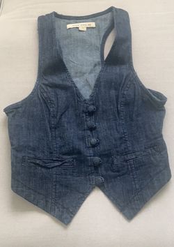 Girls jeans vest size small
