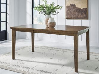 Broxtyn Light Brown Counter Height Dining Extension Table