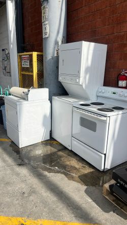 GE Stove, Frigidaire Washer&Dryer, And Whirlpool Dryer FOR SALE