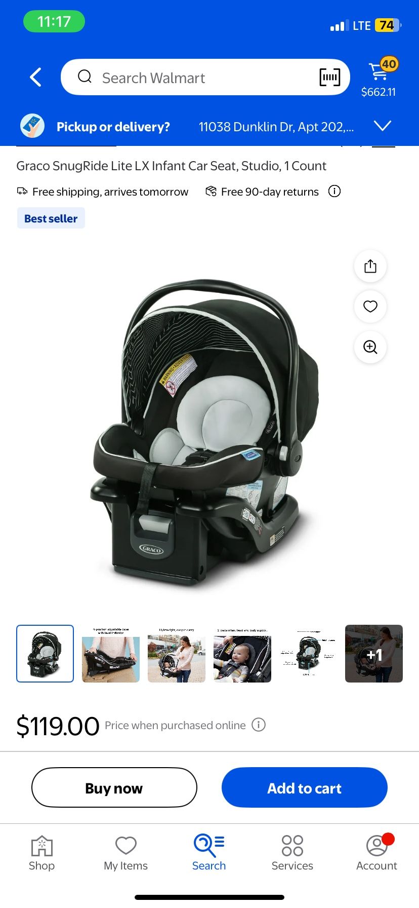 Graco car Seat