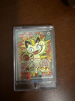 Meowth EX SIR Full Art Holo Rare
