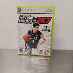 College Hoops 2K7 (Microsoft Xbox 360, 2006) Complete
