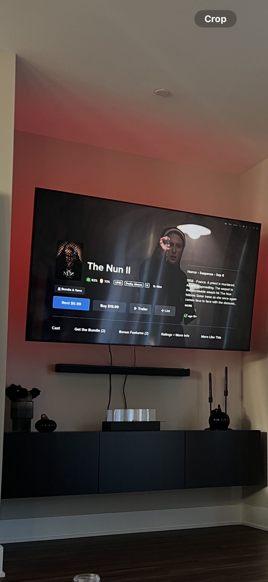 70 INCH SAMSUNG SMART TV w/ MOUNT