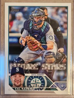 2023 Topps Cal Raleigh Future Stars Baseball Card #160