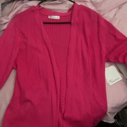 Pink Cardigan 