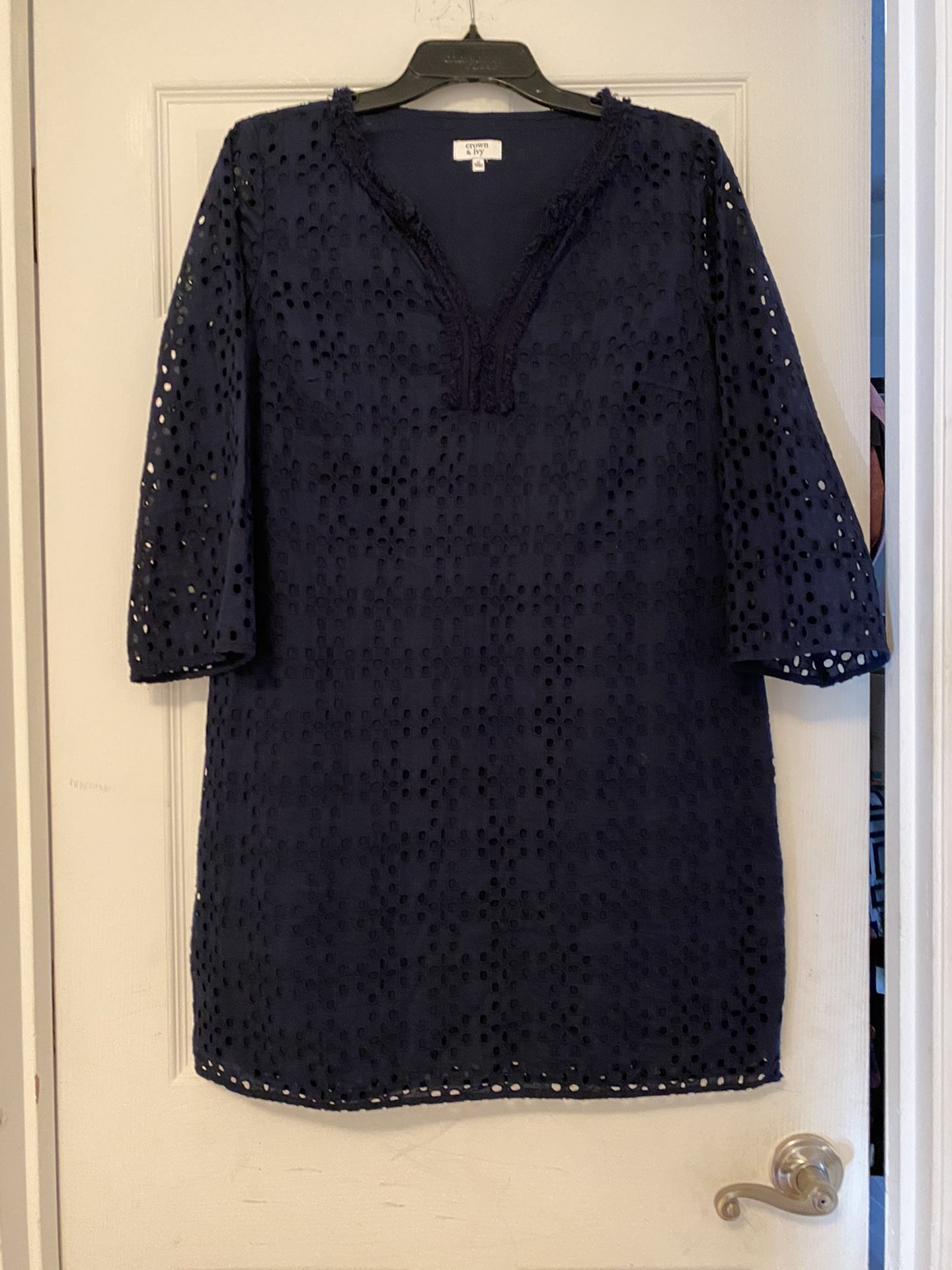 Ladies Navy Blue Dress by Crown & Ivy