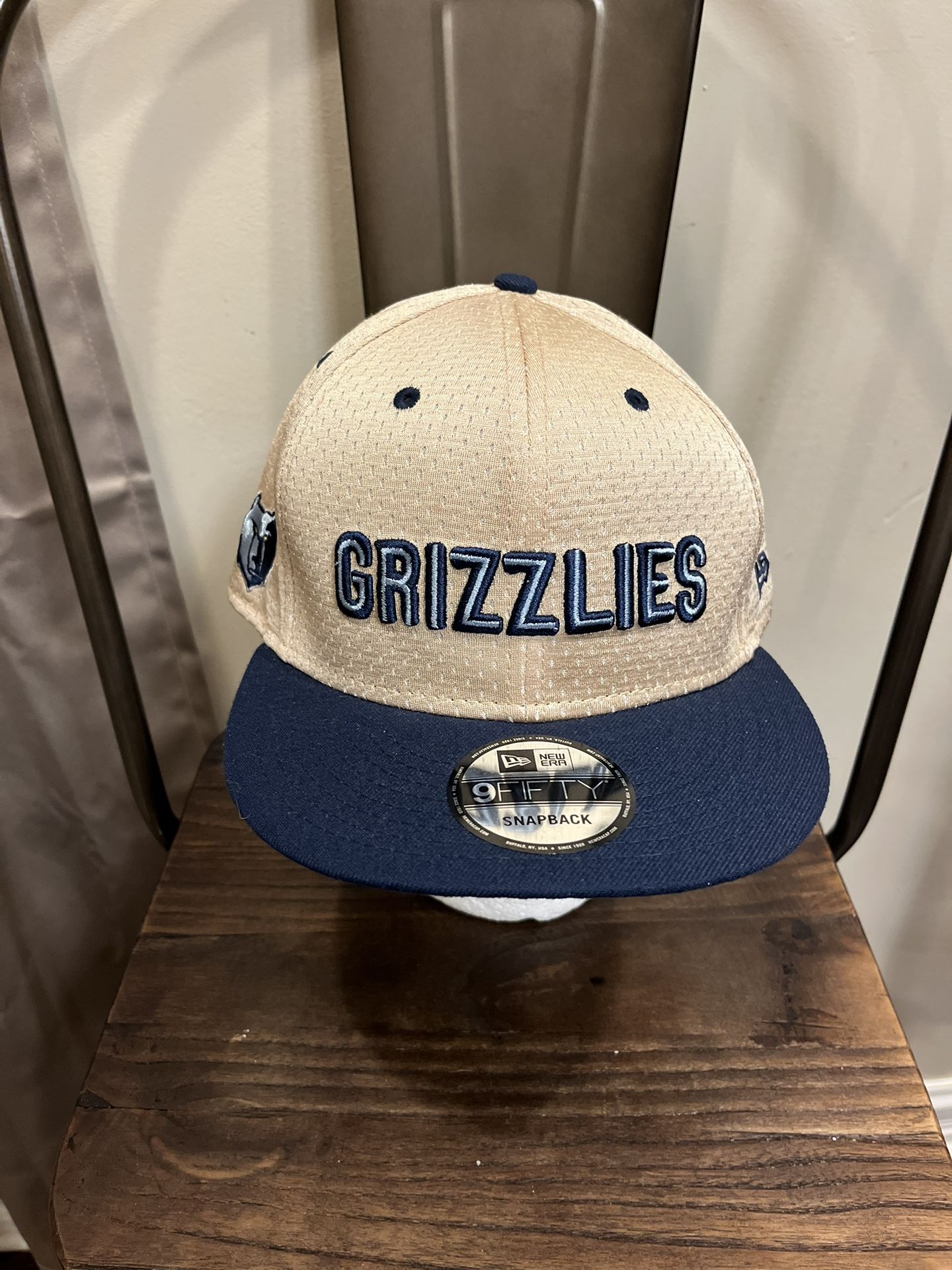 New Era NBA Memphis Grizzlies Custom Champagne SnapBack 