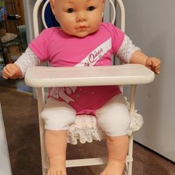 Vintage High Chair For Dolls