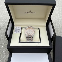 Rose gold ap royal oak buss down watch