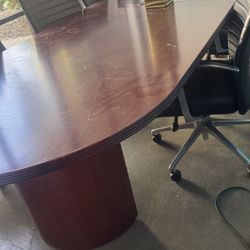 Wood Conference Table