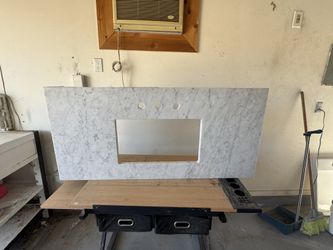 Carrara marble vanity top
