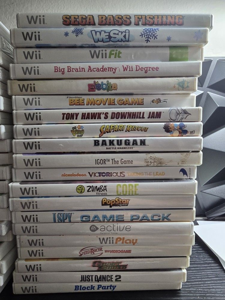 Nintendo Wii Lot Of 20 Games Most Cib