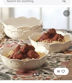 Princess House Pasta Bowl