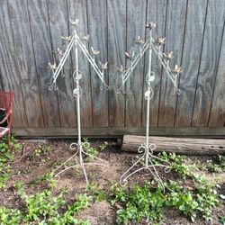 Adjustable standing candle stands