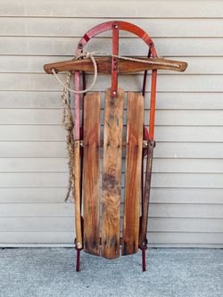 Vintage Western Clipper Snow Sled