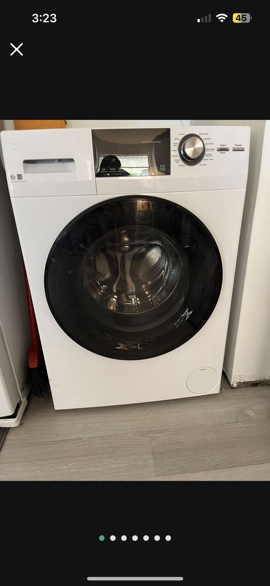 GE Stackable Front Loading Washing Machine W/ Steam