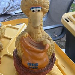 Big Bird coin bank vintage