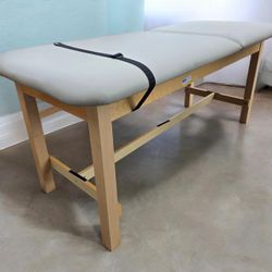 Clinton Industries Classic Treatment Table w/ Adjustable Back.