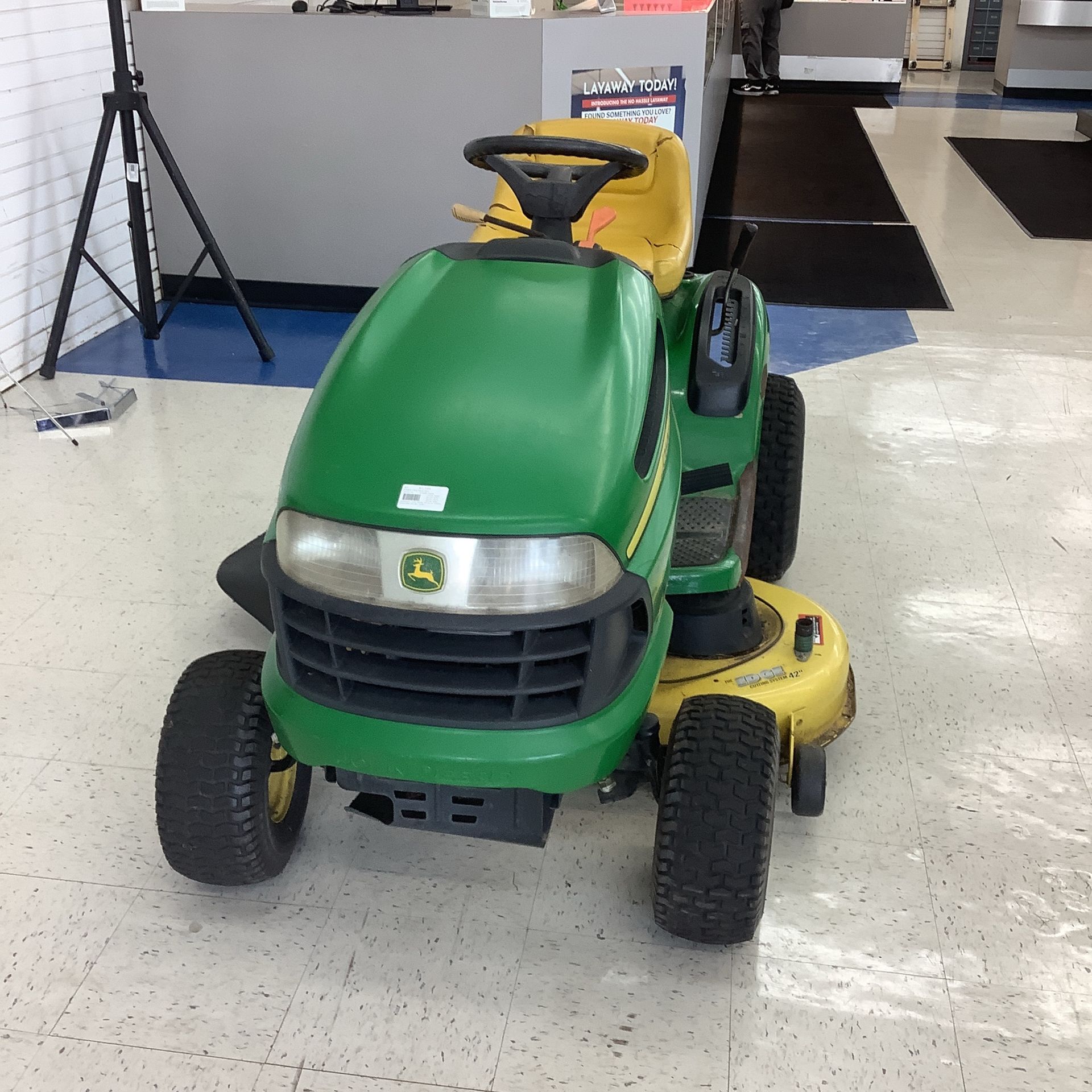 John Deer Sit On Lawn Mower