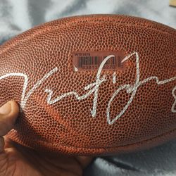 Vincent Jackson Buccaneers Football Autograph Ball.