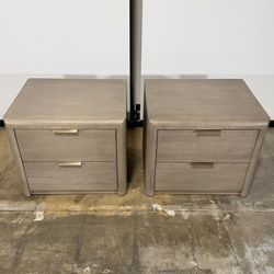 Rove Concepts Nerva Nightstand (Set of 2, Grey Oak Veneer)