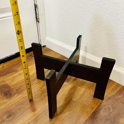 Wood Plant Pot Tray Holder Stand Rack 