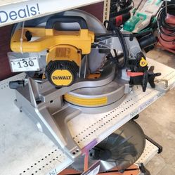 Dewalt 12" Compound Miter Saw ($130)
