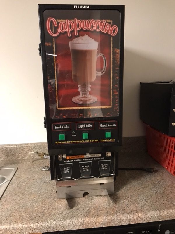 Restaurant cappuccino machine
