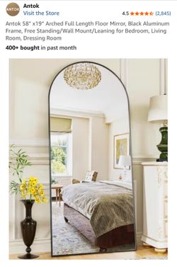 58x19 bedroom mirror