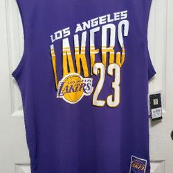 LAKERS LEBRON JAMES JERSEY GOAT L OR XL NWT