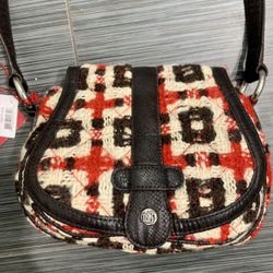 NEW Vera Bradley Tweed Crossbody Shoulder Handbag Purse