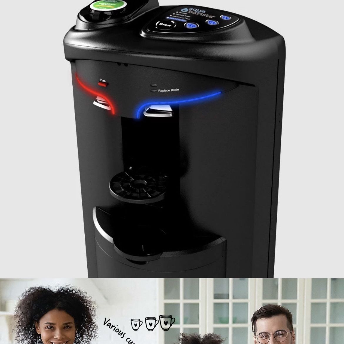 Aqua Barista Water Dispenser With Coffee Maker In 1 for Sale in Rowland  Heights, CA - OfferUp