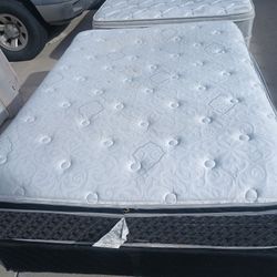 Full Pillowtop Mattress And Box Spring 